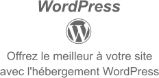 WordPress  Offrez le meilleur à votre site avec l'hébergement WordPress